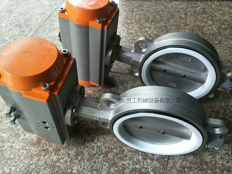 氣動對夾四氟蝶閥D671XF4、氣動四氟蝶閥、氣動蝶閥、 氣動對夾四氟蝶閥電話