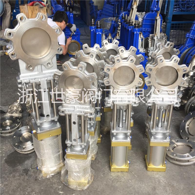 PZ673F-10P氣動插板閥 刀閘閥不銹鋼使用范圍