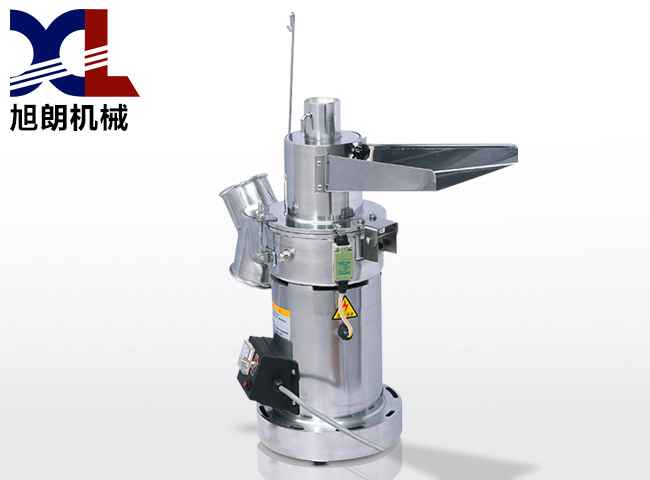 流水式藥材粉碎機(jī)，旭朗小型不銹鋼粉碎機(jī) 流水式藥材粉碎機(jī)