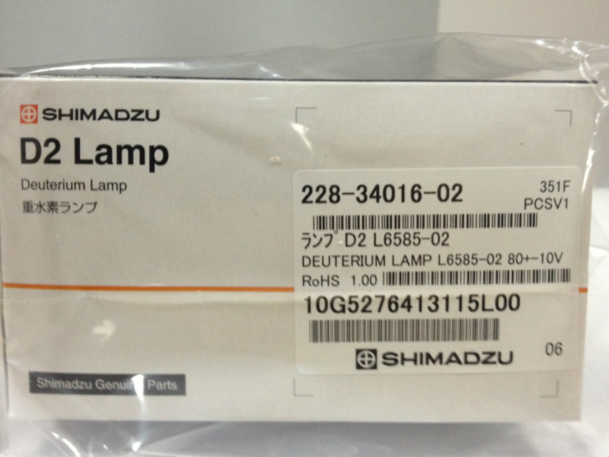 島津紫外檢測器氘燈228-34016現(xiàn)貨