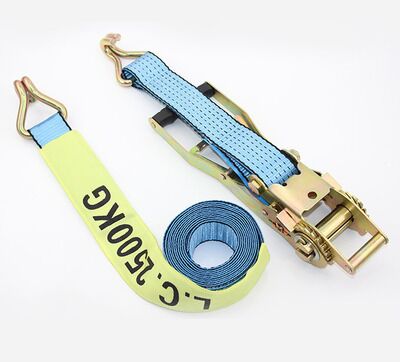 貨車?yán)墡S家直銷 5噸5cm貨車?yán)墡Юo器貨物捆綁器汽車緊固帶拖車固定繩5CM＊5T
