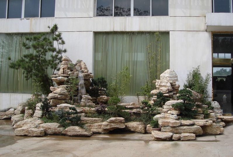 蘇州園林假山石千層石，庭院假山石就選靈璧縣鴻源園林工程有限公司*惠，靈璧石千層石假山石