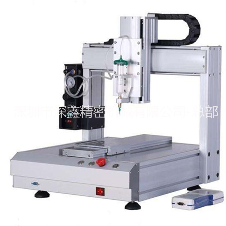 瑞德鑫直銷661自動點膠機器人塑料玩具PCB板灌注涂層全自動點膠機器人