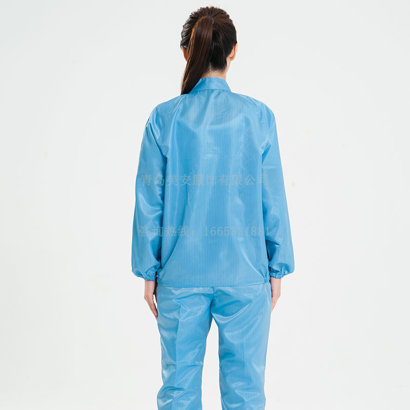 廠家提供美安世家塑膠廠用無塵服防靜電工作服