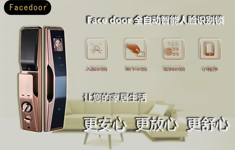 全自動(dòng)人臉識(shí)別智能鎖家用辦公防盜門(mén)鎖