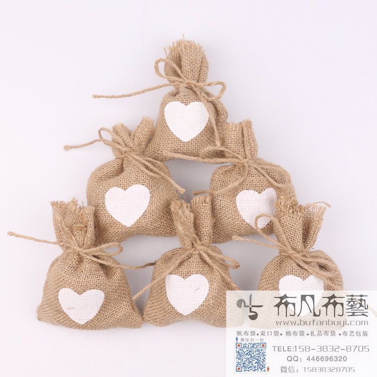 禮品包裝用的麻布袋加工廠家 雜糧束口布袋 批發(fā)棉布袋