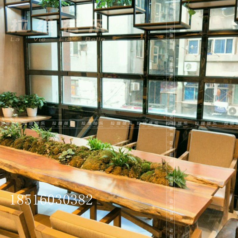 咖啡廳餐桌椅 面包店實木家具 實木餐桌椅 咖啡廳實木家具    咖啡廳餐桌椅面包店實木家具