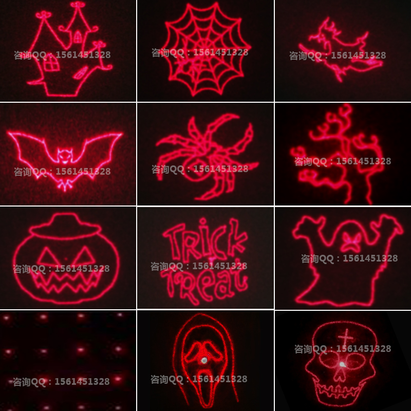 圣誕節(jié)激光投影燈圖案片舞臺(tái)燈節(jié)日光柵片 鐳射饒射片DOE設(shè)計(jì)定制 圣誕節(jié)激光投影燈光柵片