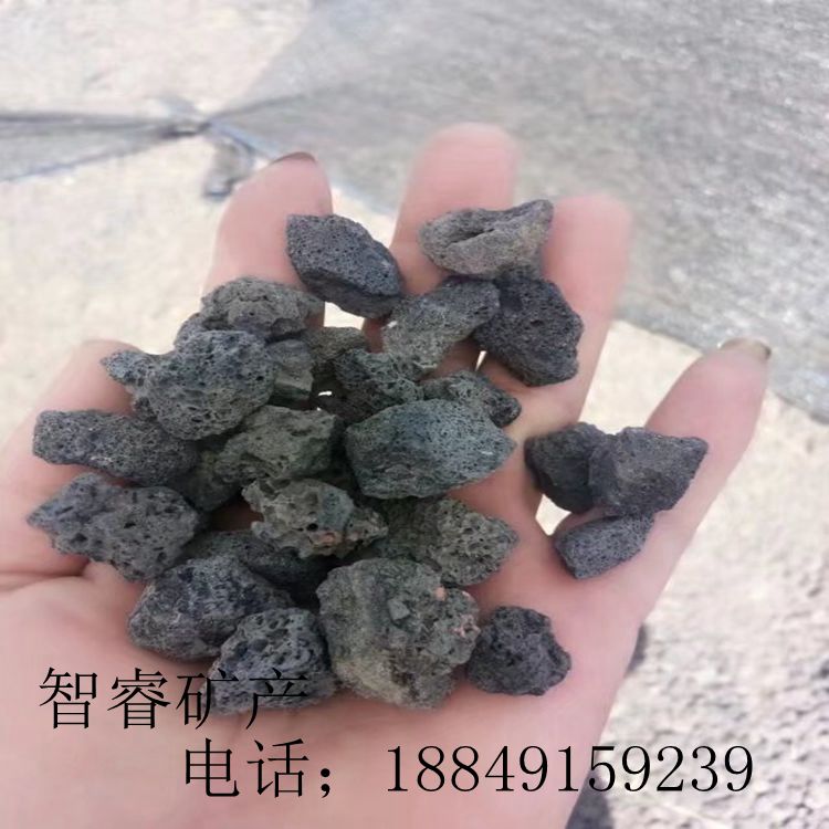 黑色天然火山巖 天然紅色火山石 火山石濾料