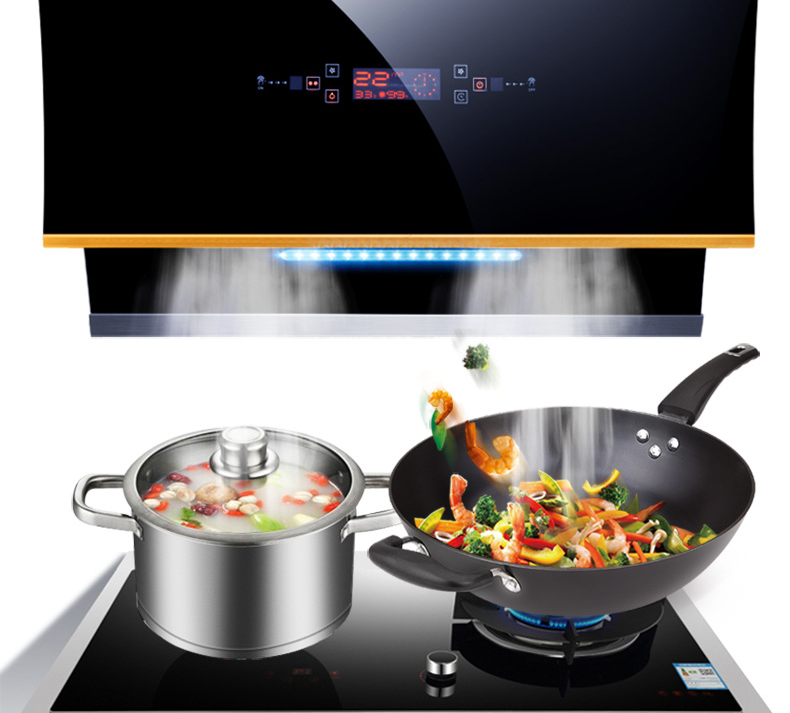 自動翻蓋雙電機大吸力抽油煙機 自動清洗式油煙機