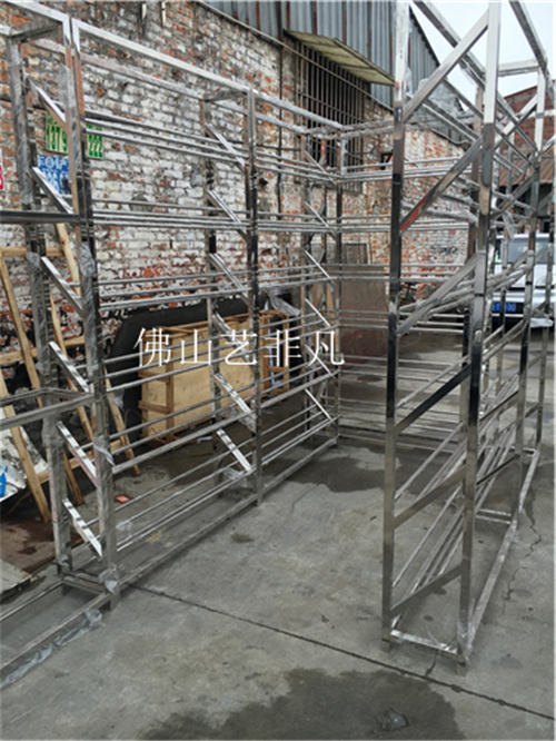 滄州酒店別墅裝飾裝潢不銹鋼鍍鈦紅酒柜