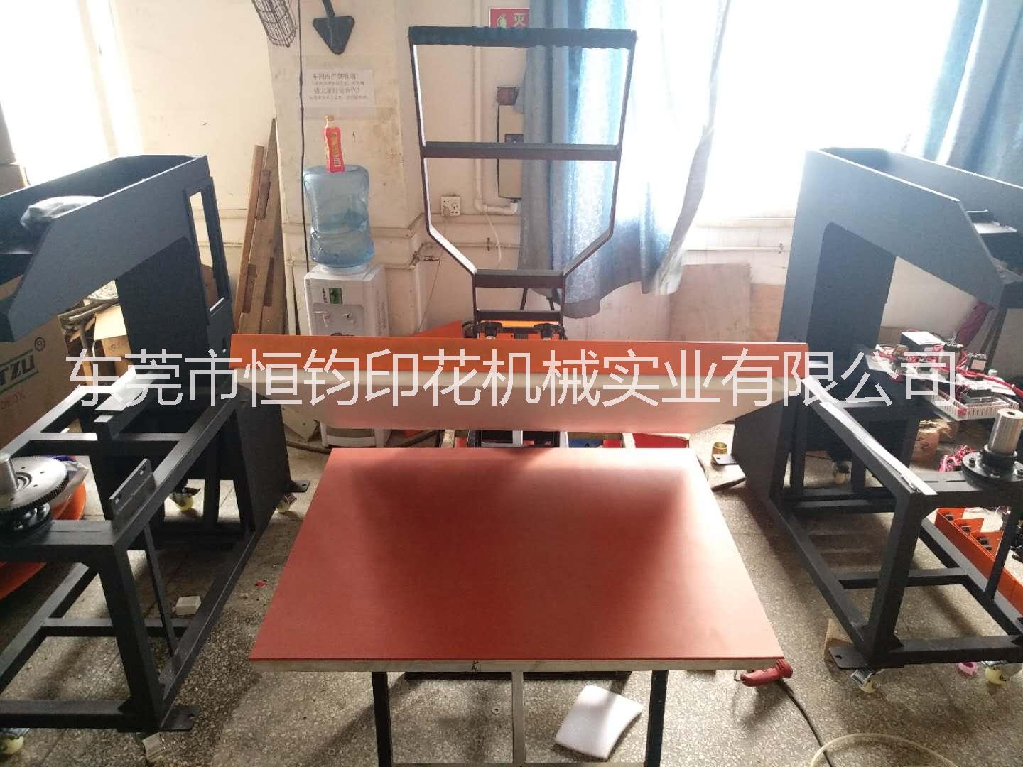 80X100平板燙畫機(jī) 手動(dòng)高壓燙畫機(jī)紅彩手動(dòng) 織帶燙印機(jī)手壓燙畫機(jī)