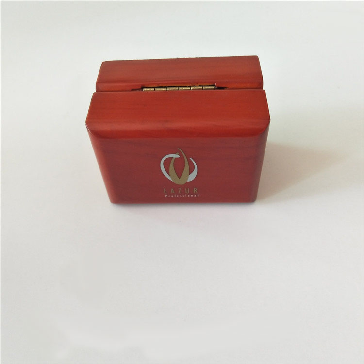 婚戒包裝盒 戒指盒新品紅木婚戒包裝盒木質(zhì)噴油首飾盒珠寶盒