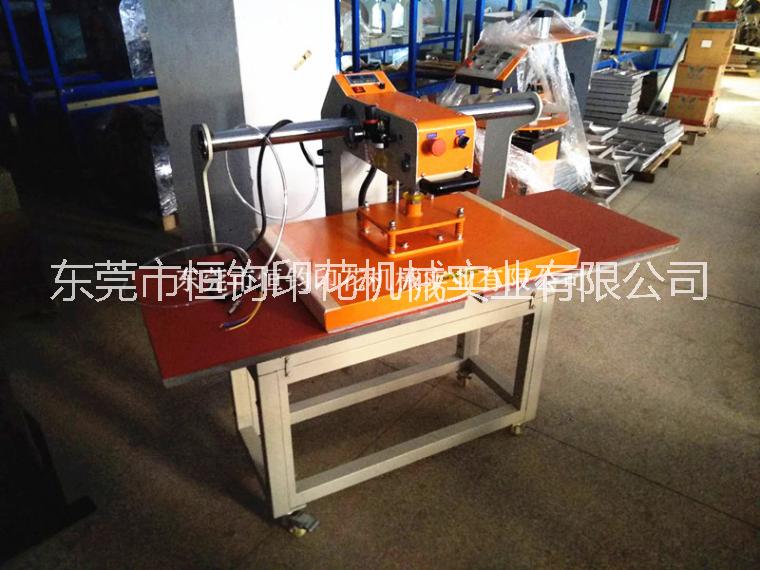 氣動(dòng)壓鉆機(jī) 40*60CM 上滑式氣動(dòng)雙工位燙畫機(jī) 廣東熱轉(zhuǎn)印機(jī)