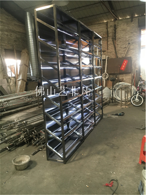 滄州酒店別墅裝飾裝潢不銹鋼鍍鈦紅酒柜