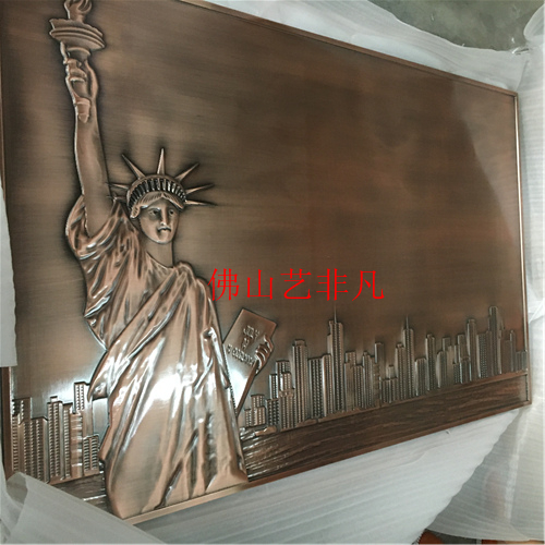 周口3d立體浮雕鋁雕古典客廳浮雕壁畫背景墻