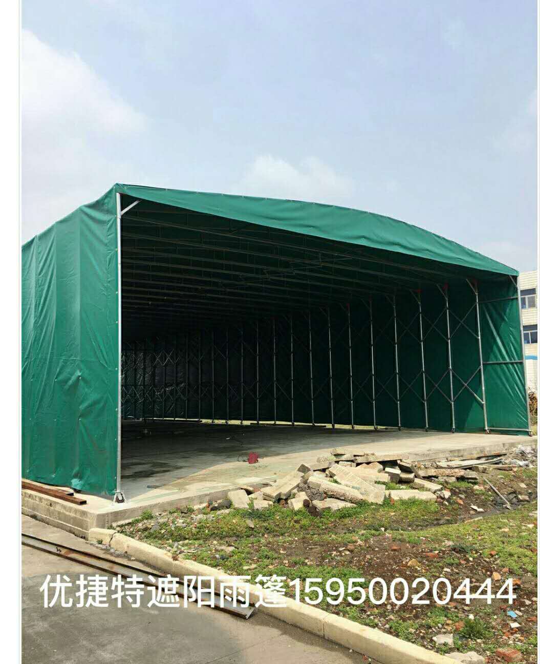 蘇州優(yōu)捷特大型倉(cāng)庫(kù)蓬戶外推拉棚