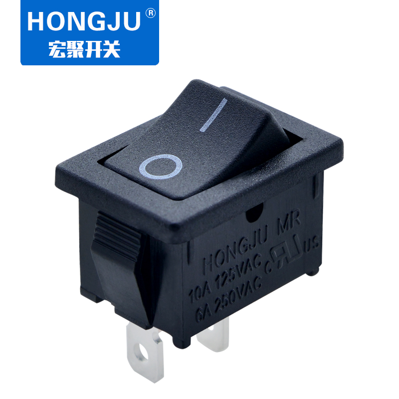 廠家供應21*15MM帶燈船型開關視窗帶燈開關10A帶燈翹板開關 MR-1-125-C0N-BB