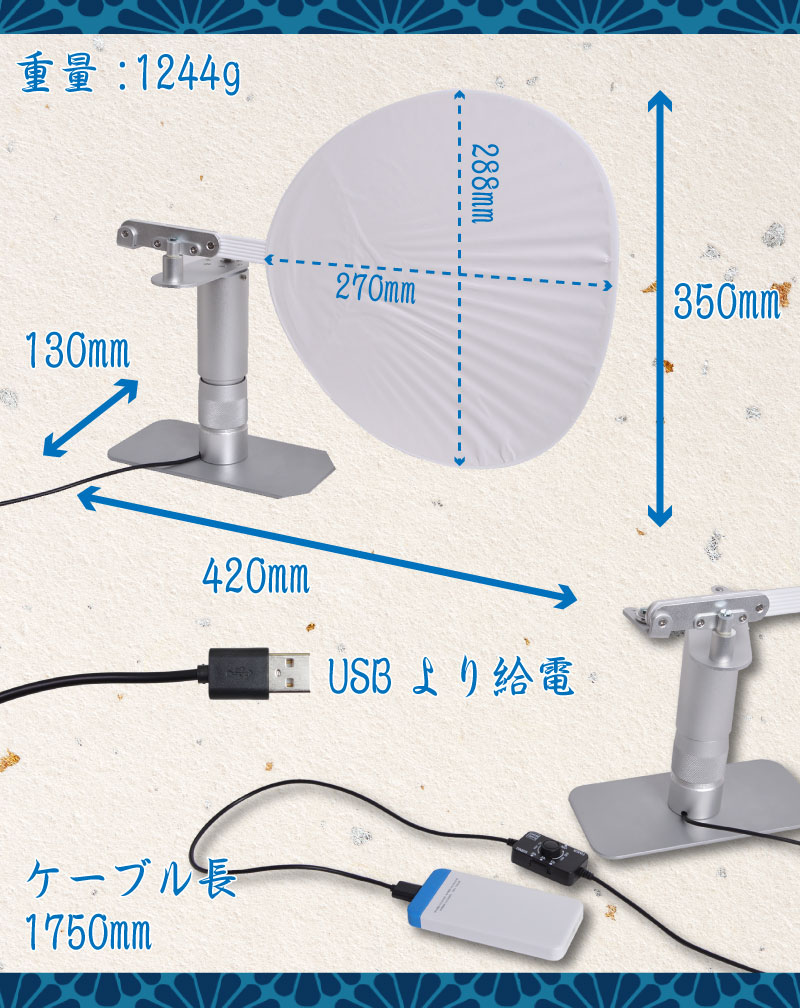 Thanko手搖風扇，搖臂風扇,新奇特電風扇