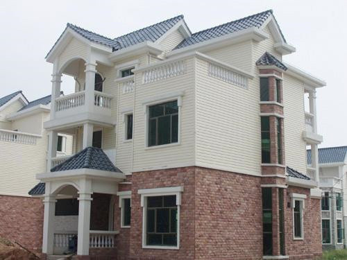 岳陽PVC外墻掛板獨棟房*裝飾墻板 *pvc外墻掛板