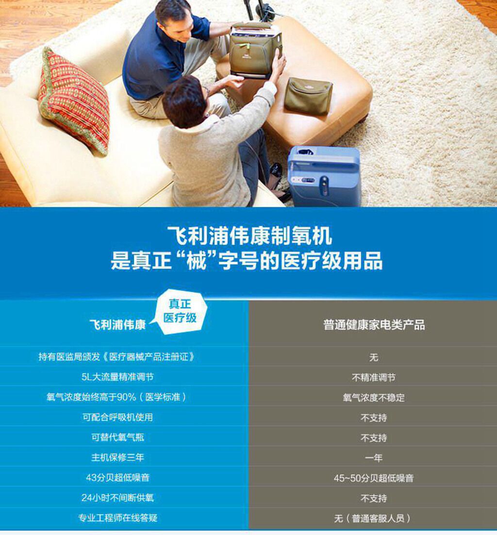 飛利浦偉康制氧機(jī) Everflo *5升制氧機(jī)