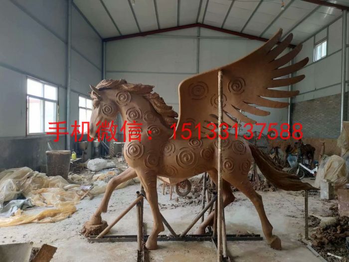 飛馬雕 鑄銅飛馬雕塑泥塑