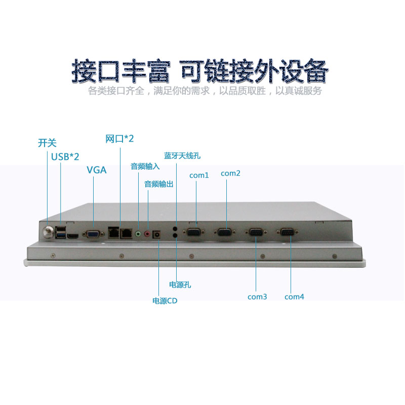 可塑科技嵌入式工業(yè)平板電腦19寸工控一體機(jī)無風(fēng)扇