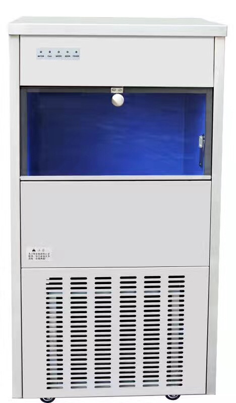 雪花機制冰機商用大型奶茶店全自動顆粒冰機料理店碎冰機 聯(lián)客U10-120P