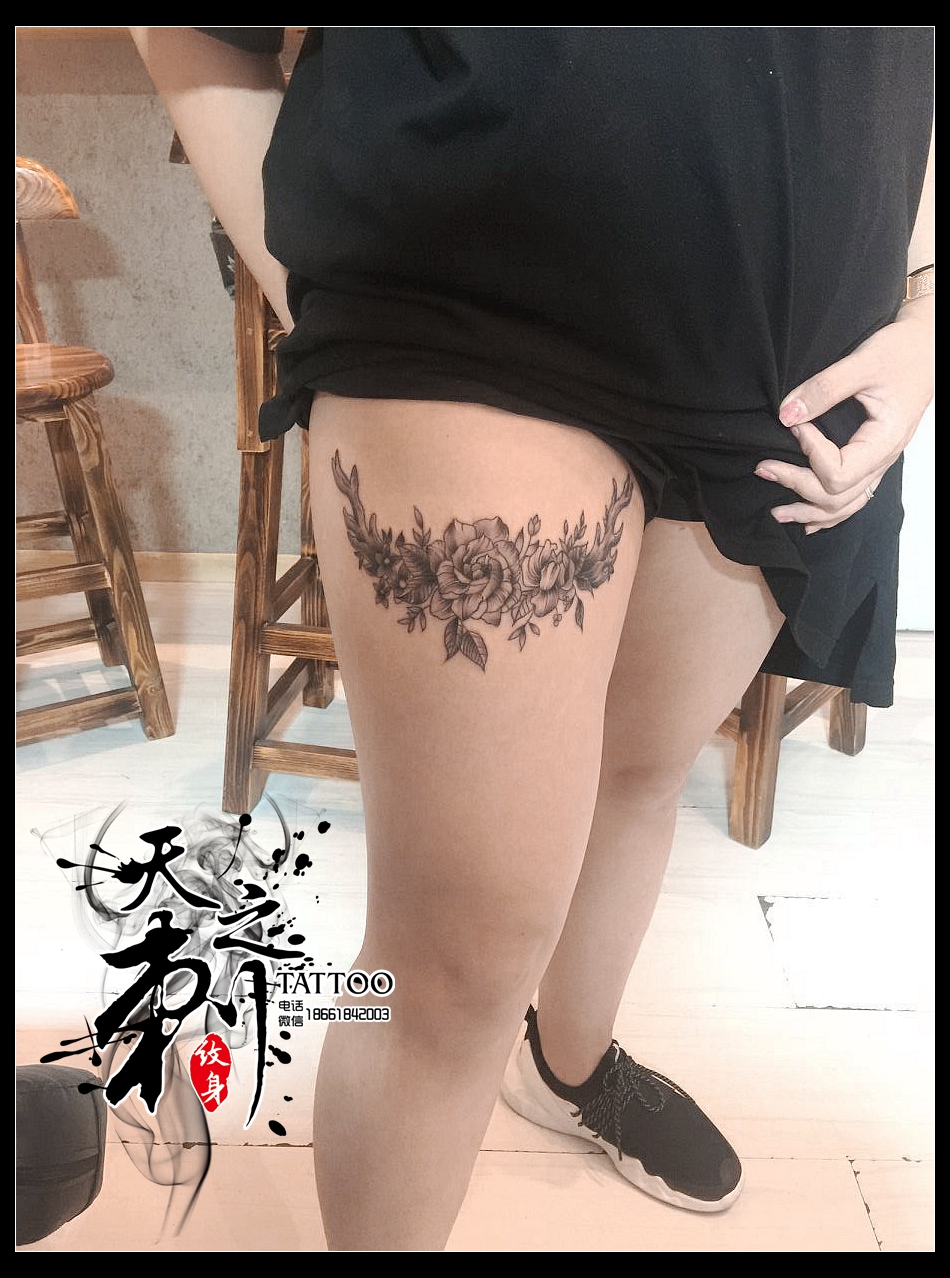 花腿紋身圖案 青島紋身