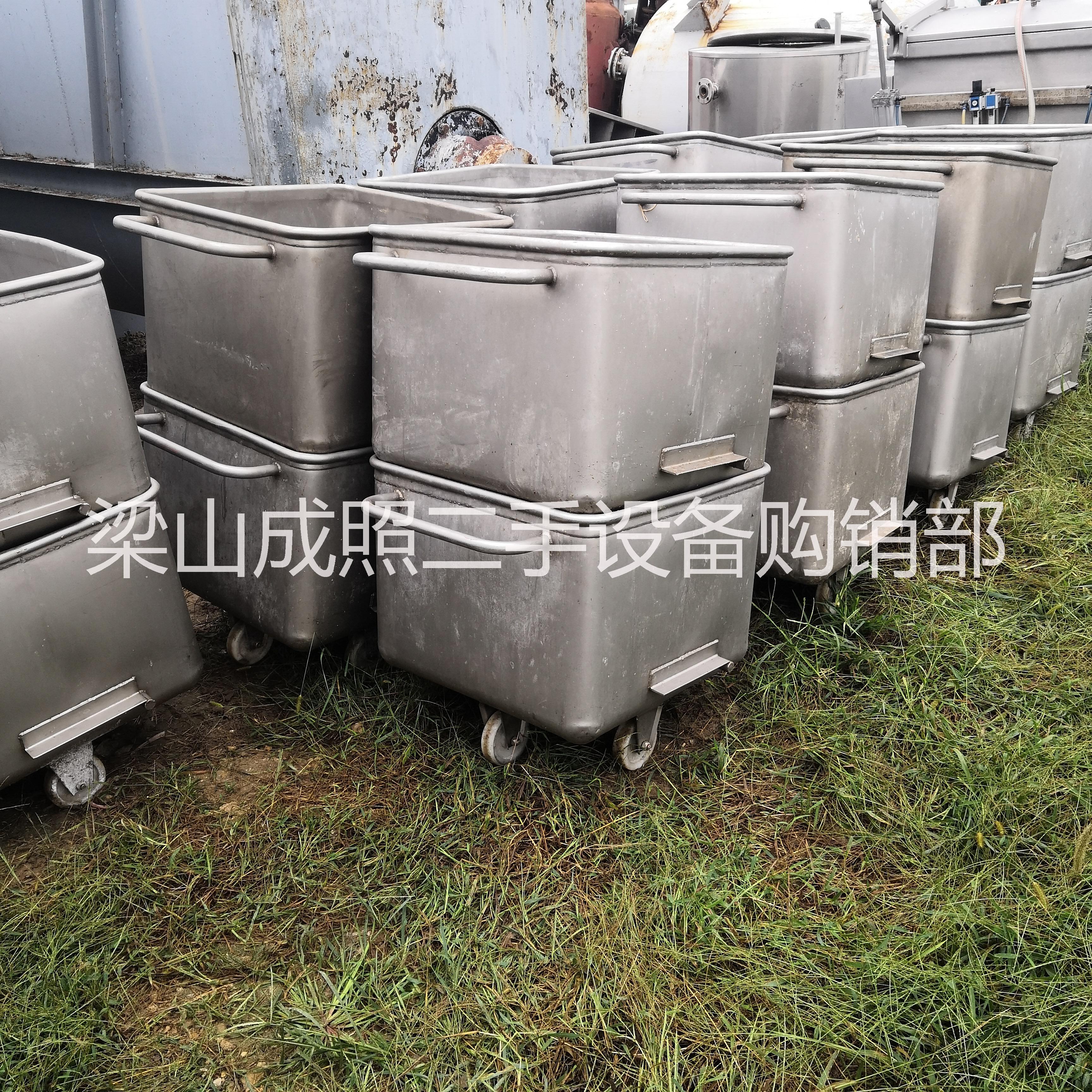 二手設備食品廠用料車 灌腸機設備料車 提升機 二手304材質料車價格 長期回收