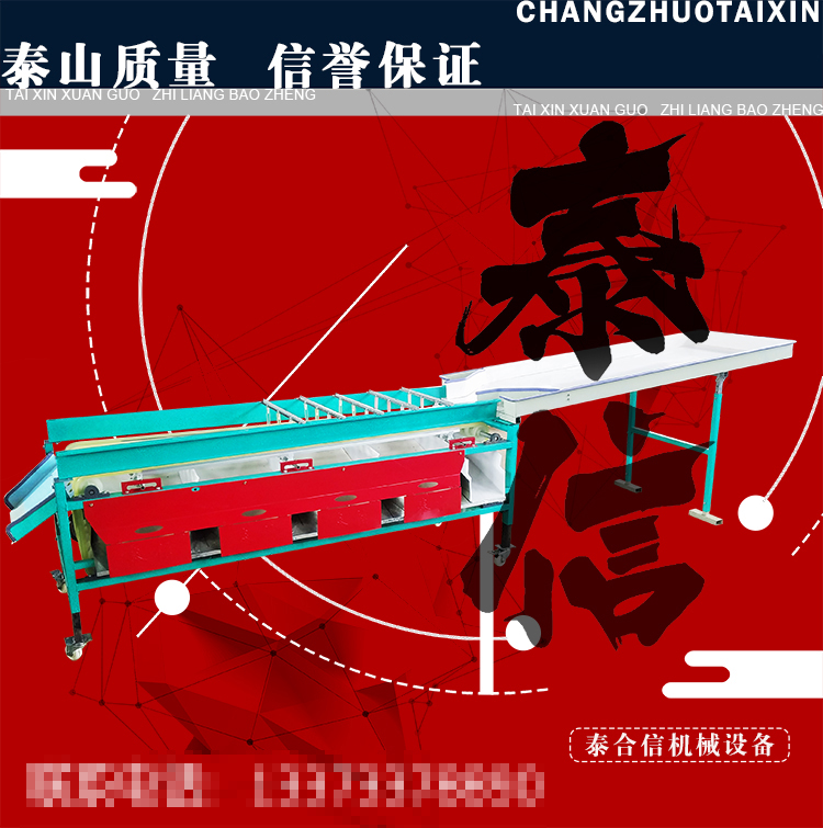 泰信牌血橙基礎(chǔ)款分級(jí)機(jī) 分選機(jī) 果蔬分大分級(jí)精準(zhǔn)效率高