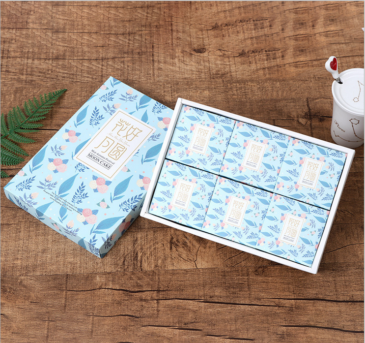 包裝盒子 包裝盒子定制  大量批發(fā)現(xiàn)貨蛋黃酥禮品盒6粒中秋月餅禮盒定做月餅包裝盒子定制