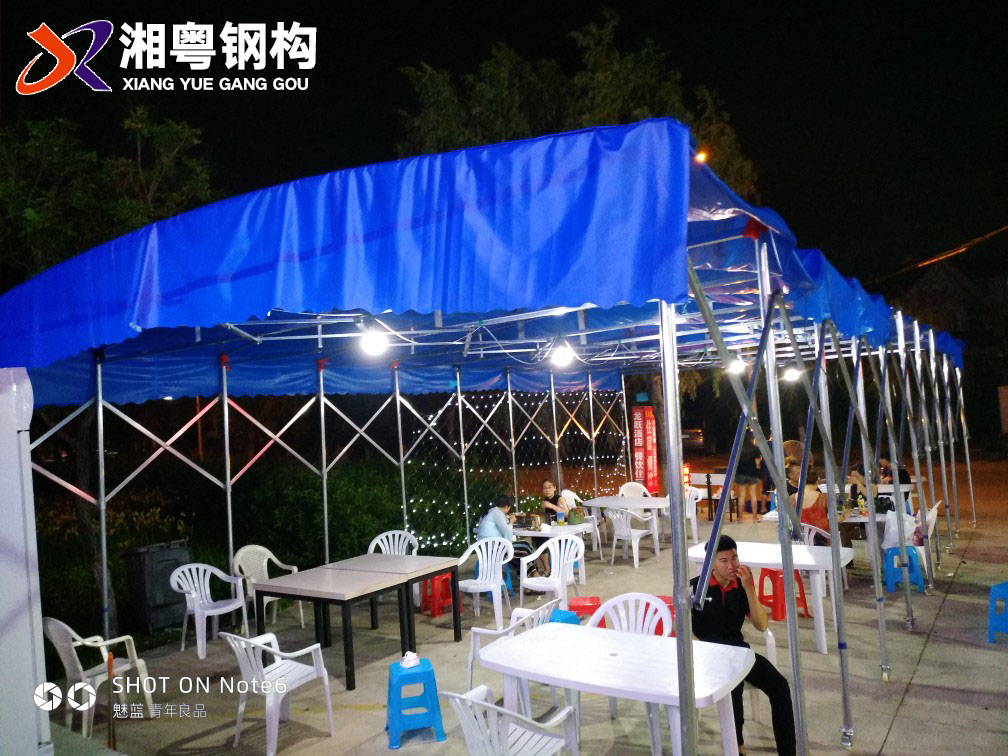 全國批發(fā)伸縮遮陽篷夜市餐飲大排檔