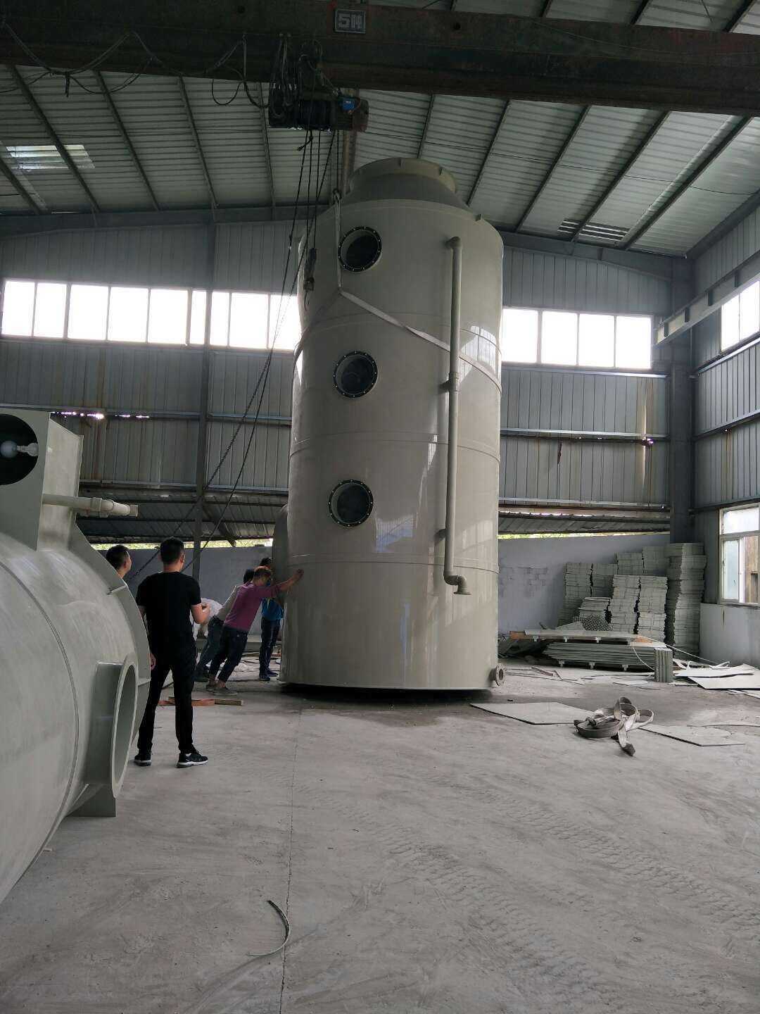 供應各種規(guī)格、材質(zhì)*廢氣凈化處理水旋流噴淋塔設備