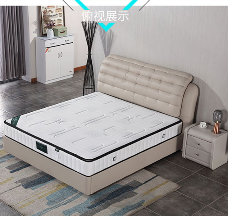 廠家直銷 席夢(mèng)思床墊3D皮面彈簧床墊 棕墊軟硬定制北歐簡(jiǎn)約風(fēng)