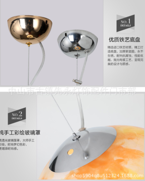 供應(yīng)3D彩繪吊燈 直銷3D彩繪吊燈 壁燈 吊燈 水晶吸頂燈