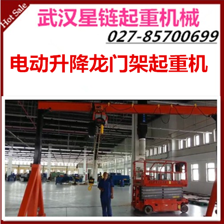 武漢廠家直滑式吊運(yùn)機(jī)升降龍門架帶跑車葫蘆
