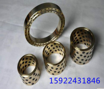 JDB-1黃銅鑲嵌自潤滑軸承石墨銅套 托司導(dǎo)套 嘉善自潤滑軸承