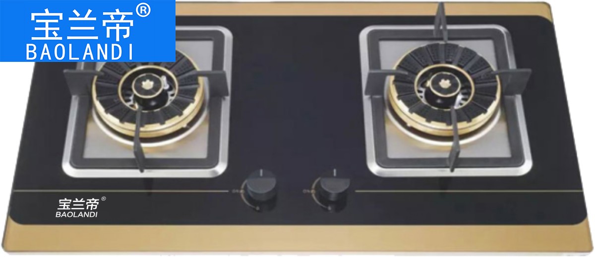 寶蘭帝燃?xì)庠?雙灶家用嵌入式 不銹鋼猛火爐具廠家直銷 燃?xì)怆p灶廠家