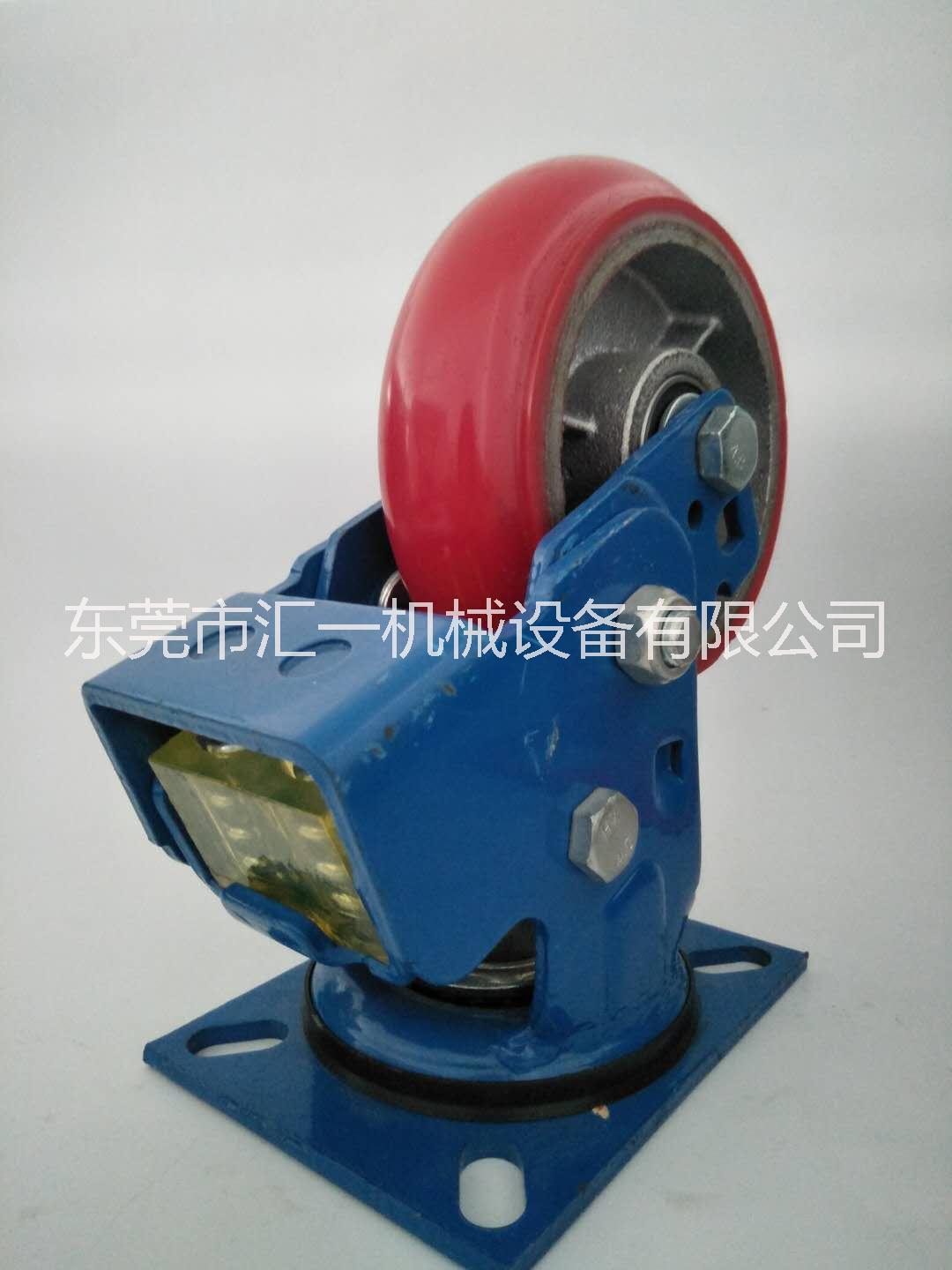 東莞聚氨酯減震輪工業(yè)腳輪 重型6寸萬向聚氨酯腳輪