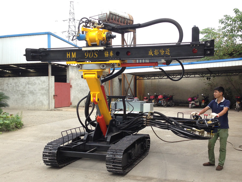 貴州履帶式全液壓錨固鉆車 HM90S履帶式全液壓錨固鉆車