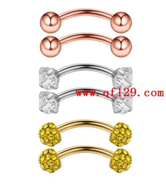 東莞不銹鋼眉釘 不銹鋼穿刺飾品  不銹鋼眉釘 東莞眉釘