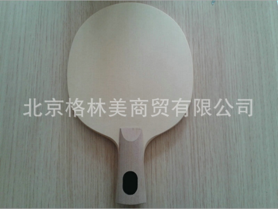 定制加工乒乓球拍底板  乒乓球拍供應(yīng)商 日式拍型檜木材料高彈單層底板