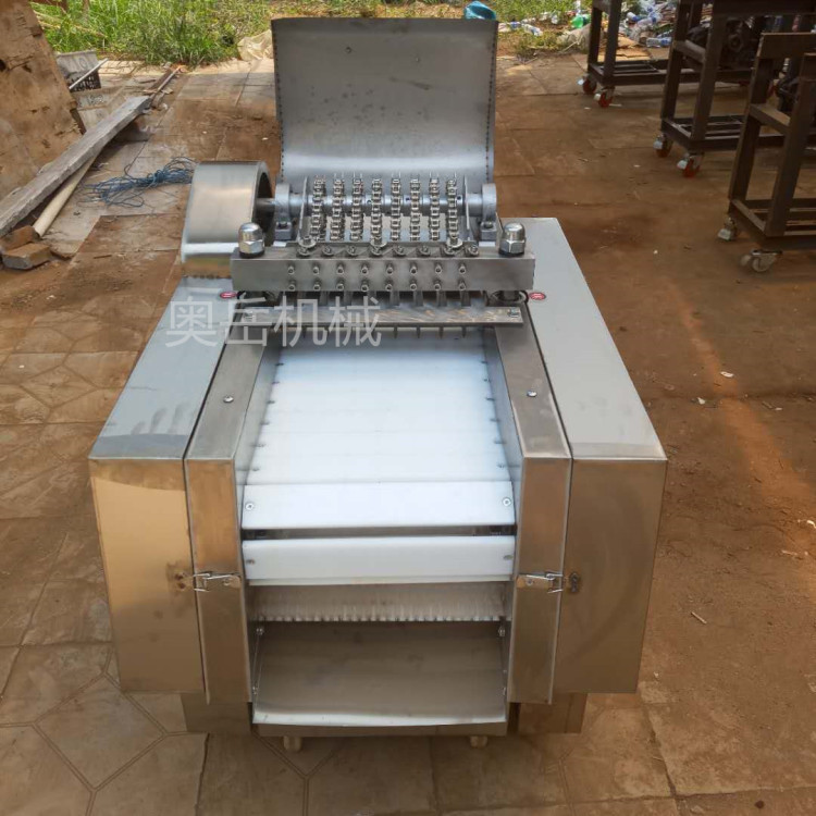 全自動(dòng)切肉機(jī)商用切塊機(jī)切排骨機(jī) 全自動(dòng)切雞塊機(jī) 全自動(dòng)切雞塊機(jī)剁骨機(jī)