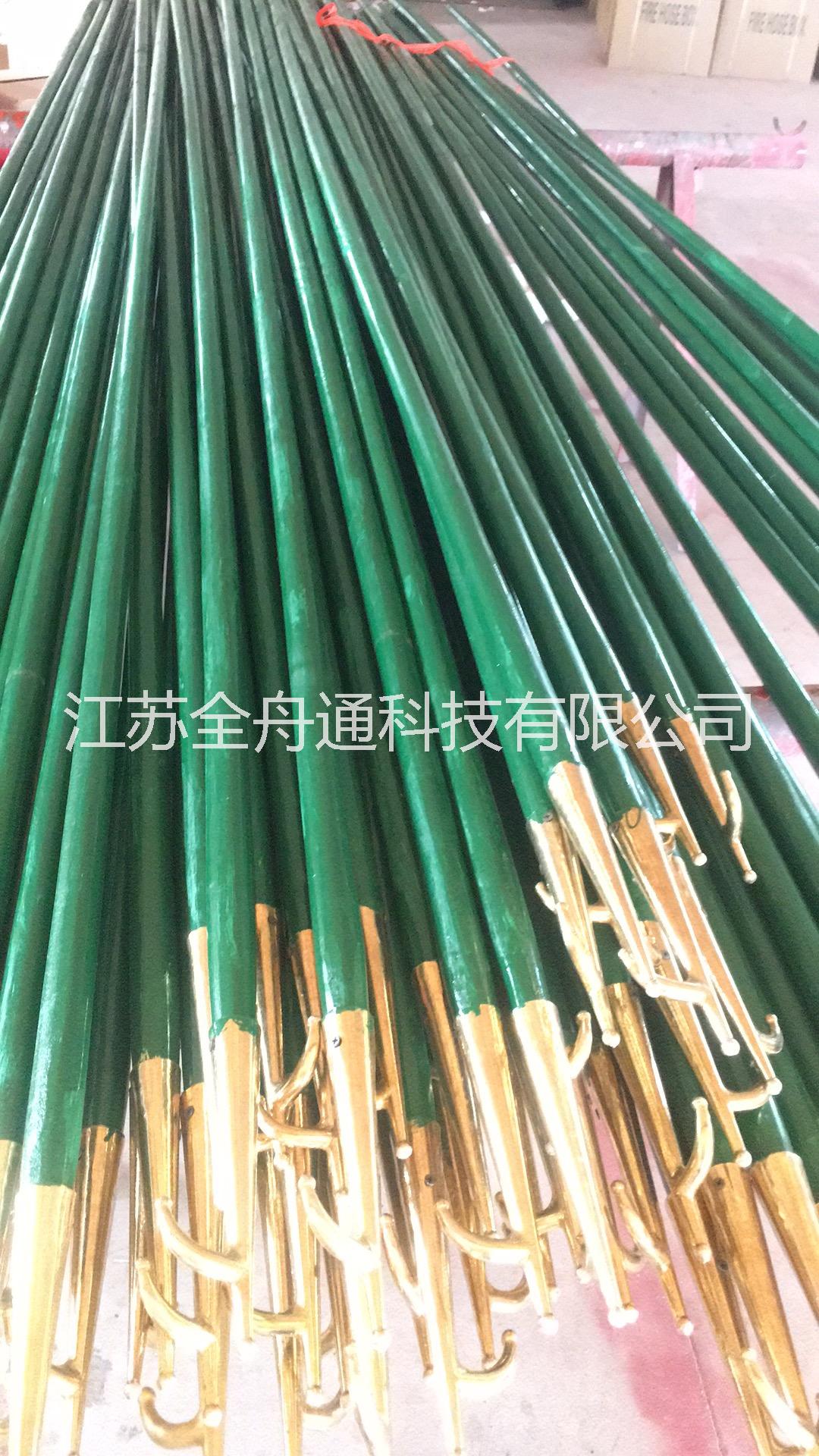 不銹鋼艇篙4.5米優(yōu)質(zhì)柳桉木桿鋼塑復(fù)合材質(zhì)大鉤頭 玻璃鋼鉤鎬