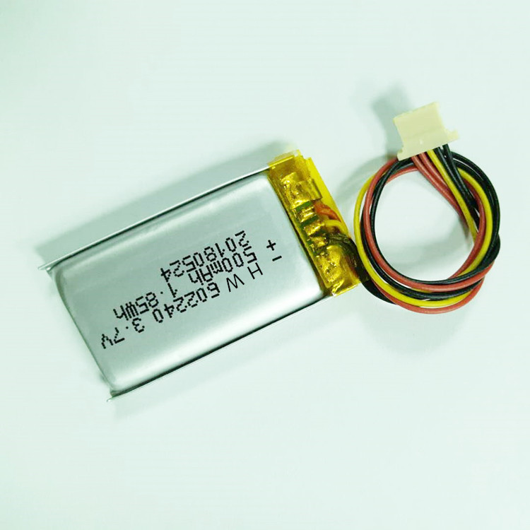 鴻偉能源廠家直銷(xiāo)602240鋰電池500毫安時(shí)智能家居電池云臺(tái)鋰電池批發(fā)