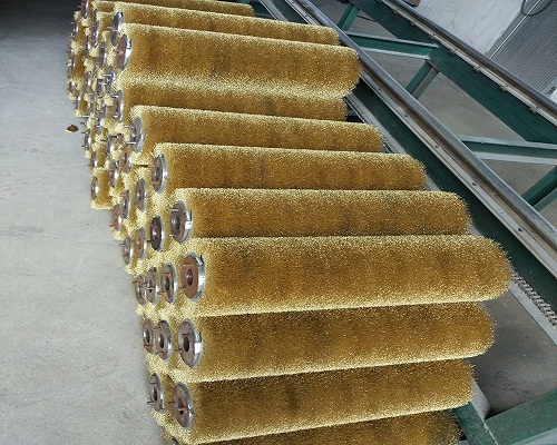 供應(yīng)快速蘆葦去皮機(jī)剝皮機(jī)鋼刷輥