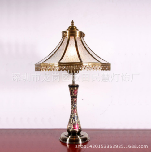 供應美式小臺燈 金屬臺燈 臥室床頭燈燈飾 全銅小臺燈 美式小臺燈供應商 直銷美式小臺燈