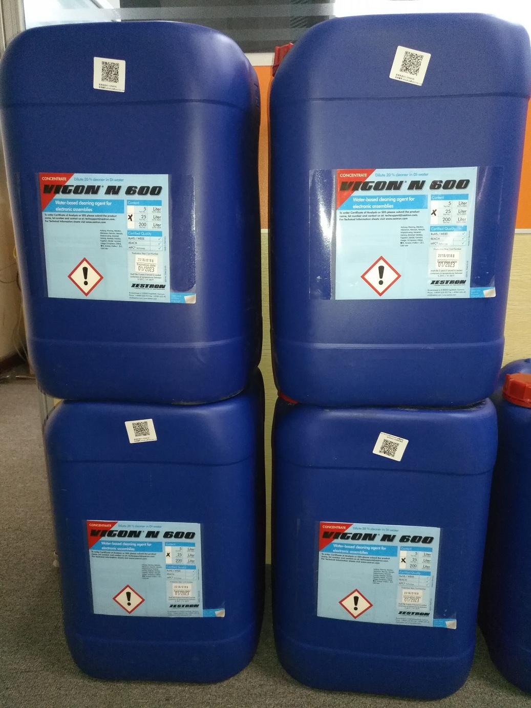 德國潔創(chuàng) ZESTRON N600清洗劑電子工業(yè)清洗除助焊水基洗板水 德國潔創(chuàng)  N600清洗劑