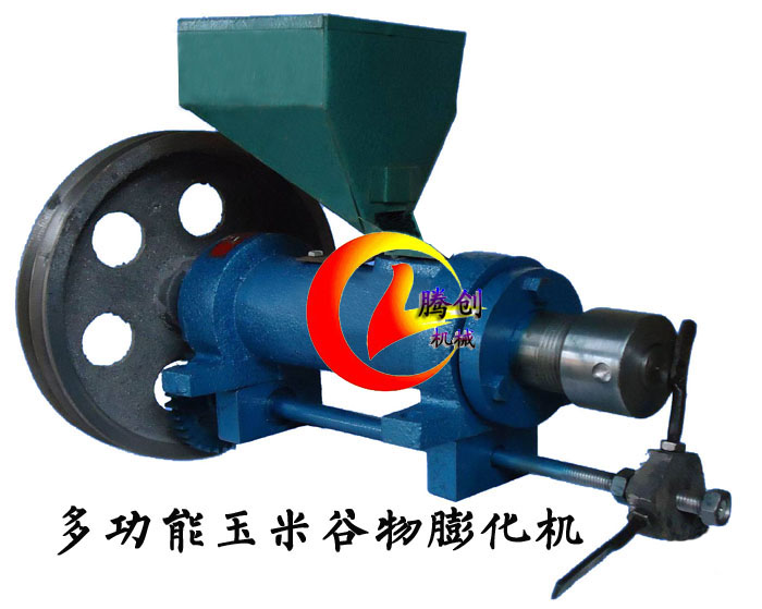 多功能玉米棍谷物膨化機廠家直銷,柴油機帶空心實心玉米棍焦米棍膨化機,五谷雜糧大米小米膨化果康樂果機